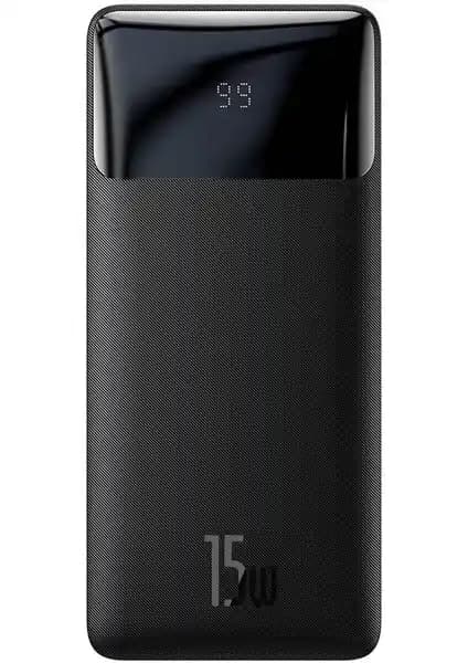 Baseus Bipow 30000 mAh 15W Hızlı Şarj Powerbank Günlük Kullanım İçin Güç Kaynağı