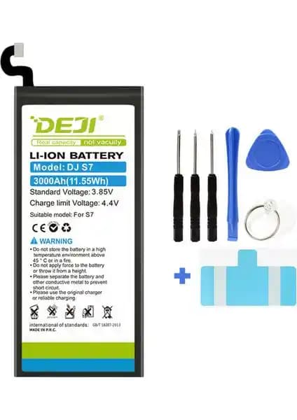 Deji Galaxy S7 Uyumlu Yüksek Kapasiteli Güçlü Batarya Teknolojisi