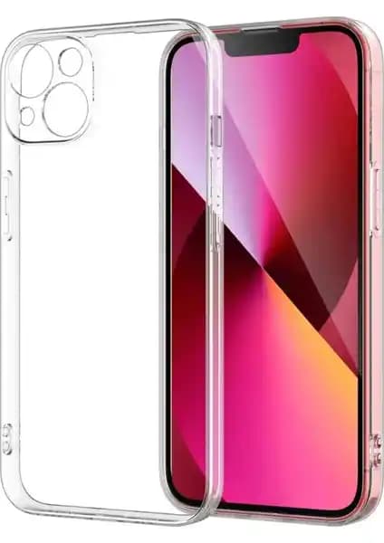 Fibaks Apple iPhone 13 Uyumlu Şeffaf ve İnce Silikon Kılıf ile Koruma ve Şıklık