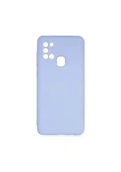 Galaxy A21s İçin Kadife İç Yüzeyli Silikon Kılıf Mükemmel Koruma ve Şıklık