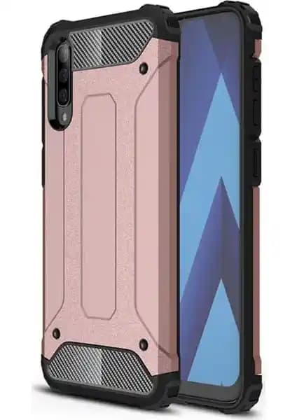 Galaxy A70 için Çift Katmanlı Rose Gold Kılıf Koruma ve Şıklık Sunar