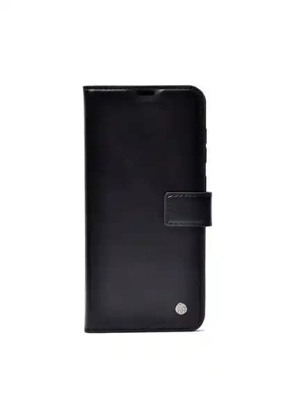 Galaxy J4 Plus için şık ve fonksiyonel kapaklı kılıf, kartlık ve stand özellikleriyle
