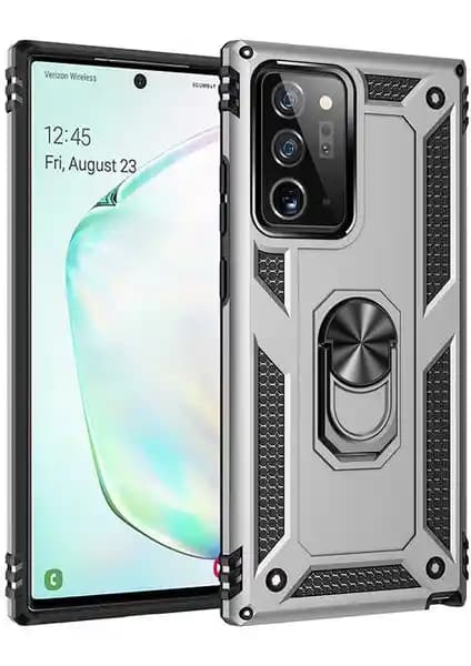 Galaxy Note 20 Ultra için Dayanıklı ve Şık Çift Katmanlı Koruma Kılıfı