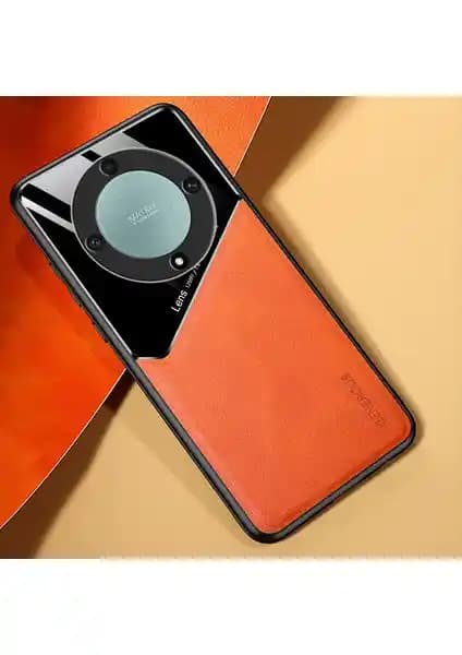 Honor X9A için Şık ve Koruyucu Manyetik Emme Deri Desenli Kılıf
