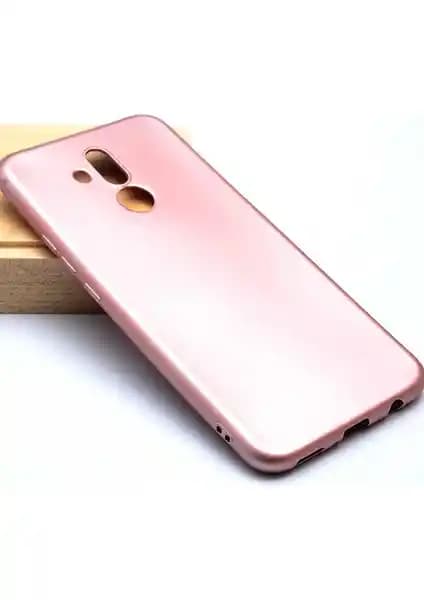 Huawei Mate 20 Lite için şık ve dayanıklı Rose Gold silikon kılıfı