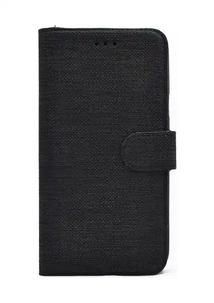 Huawei Mate 20 Lite için şık ve fonksiyonel kumaş desenli cüzdanlı kılıf ve koruma çözümü