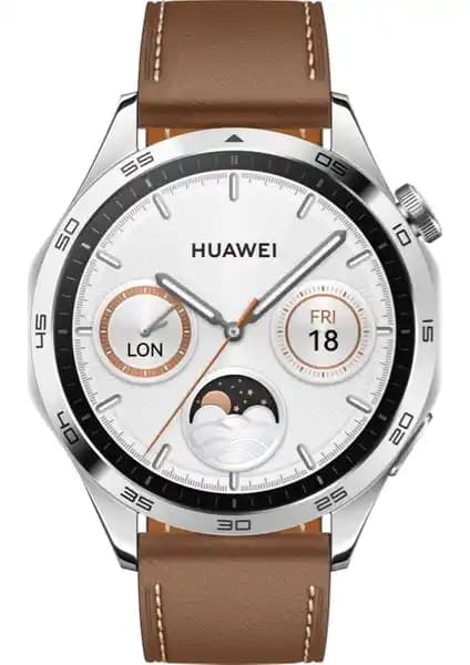 Huawei Watch GT4 46mm Kahverengi Akıllı Saat Modern Tasarım ve Gelişmiş Özellikler