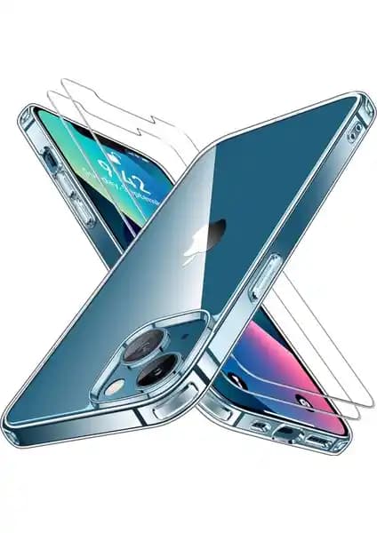 iPhone 13 için M.TK Moveteck Kılıf ve Ekran Koruyucu Seti Güncel ve Estetik Koruma Çözümü