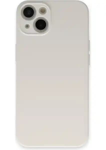 iPhone 13 için Nano Su Geçirmez Kadife Silikon Kılıf Beyaz Renkli Koruma ve Şıklık