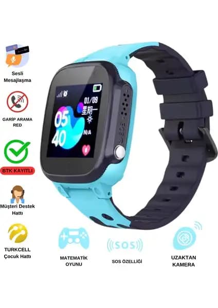 Jetzu J5 Akıllı Çocuk Saati Güvenli İletişim ve Konum Takibi Özellikleri
