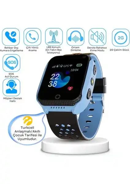 Jetzu Uz 2g Akıllı Çocuk Saati Güvenli İletişim ve Konum Takibi Özellikleri