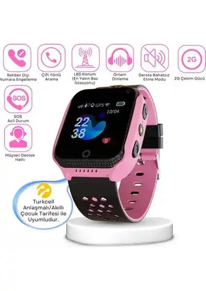 Jetzu Uz 2g Akıllı Çocuk Saati Güvenli İletişim ve Konum Takibi Özellikleriyle