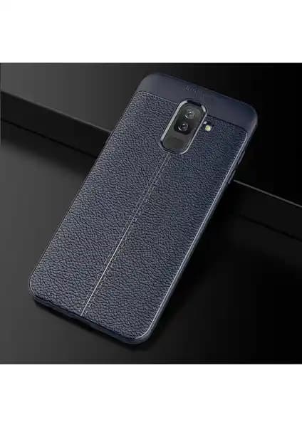 Kip GSM Galaxy J4 için Deri Görünümlü Silikon Kılıf Şıklık ve Koruma Sunar