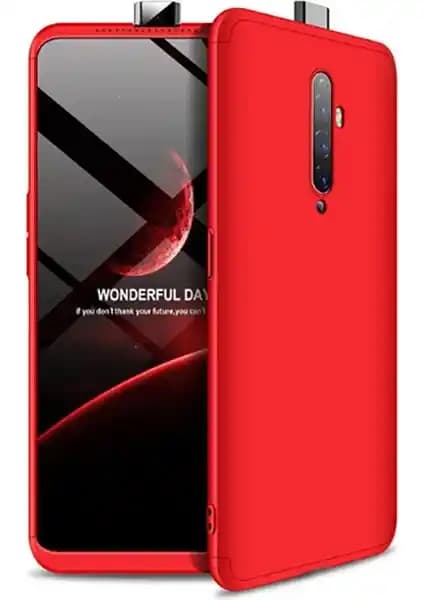 KNY Oppo Reno 2z 3 Parçalı 360 Derece Koruma Kılıfı Güçlü ve Estetik Tasarım