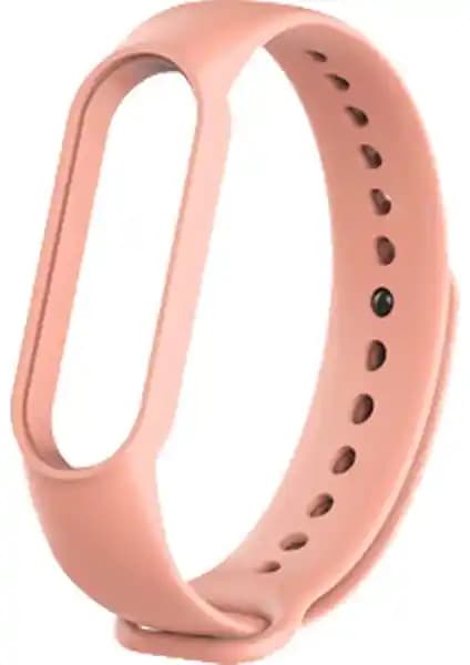 Kyver Rose Silikon Kordon Kayış Xiaomi Mi Band 5 ve 6 için şık ve dayanıklı kişiselleştirme seçeneği