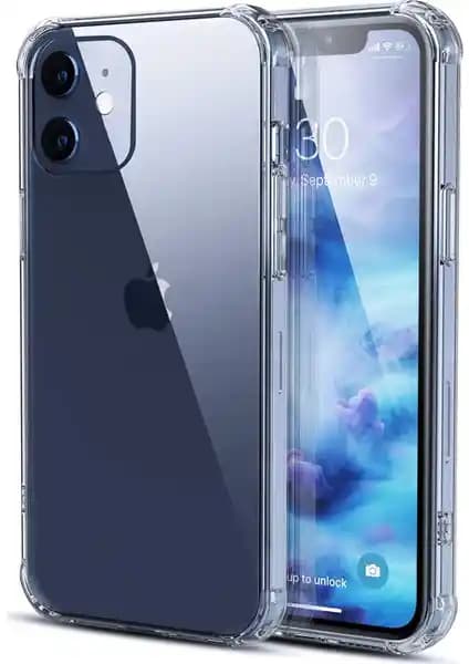 KZY Apple iPhone 12 Şeffaf Silikon Kılıfı: Maksimum Koruma ve Estetik Bir Arada