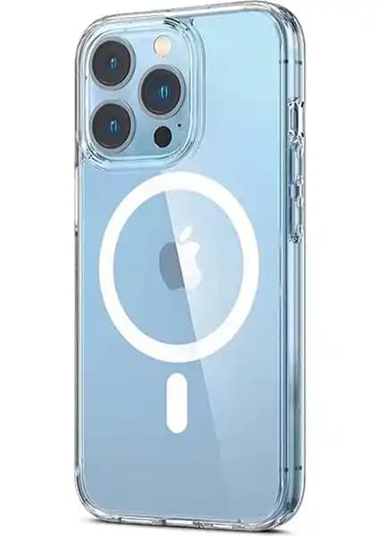Mcdodo Apple iPhone 14 Pro Uyumlu Şeffaf MagSafe Kılıfı Güçlü Koruma ve Estetik Tasarım