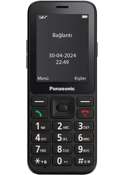 Panasonic KX-TU250EXB Renkli Ekranlı 4G Tuşlu Cep Telefonu Günümüz İhtiyaçlarına Uygun