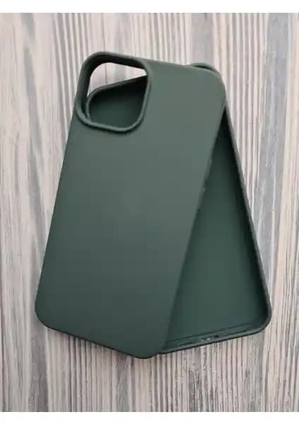 Pirok Store iPhone 14 Silikon Kılıfı Kadife İç Yüzeyli Dayanıklı Koruma