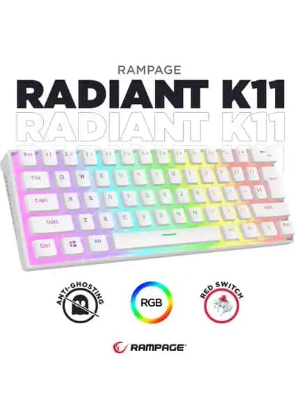 Rampage RADIANT K11 ve Redragon K617-RGB Gw Fızz Karşılaştırması