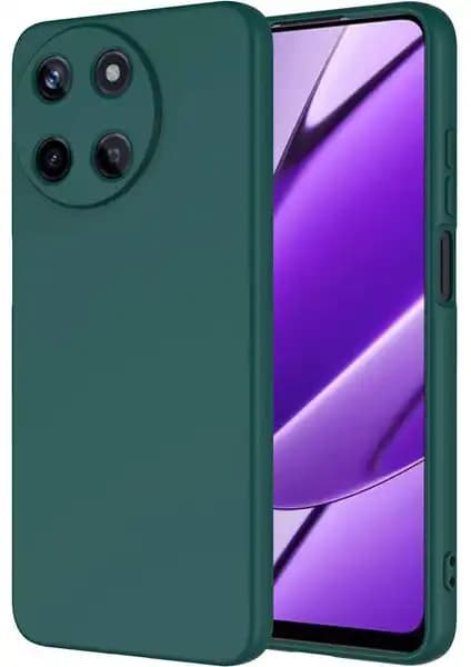 Realme 11 4G için Koyu Yeşil Şık ve Dayanıklı TPU Silikon Kılıf Özellikleri