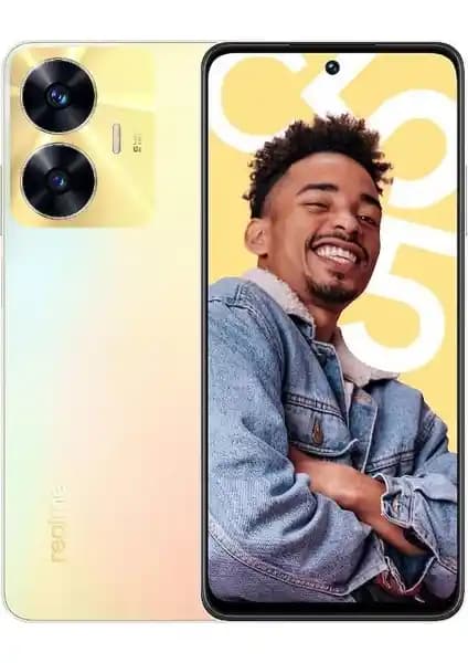 Realme C55 128GB 6GB RAM Gün Işığı Altın Akıllı Telefonu Günlük Kullanım İçin Uygun
