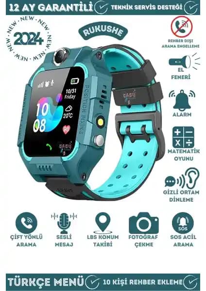 Rukushe Q19 Akıllı Çocuk Takip Saati: Güvenlik ve Teknolojinin Etkili Birleşimi