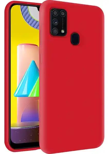 Samsung Galaxy A21S için Kadife Dokulu Silikon Kılıf Koruma ve Şıklık Sunar