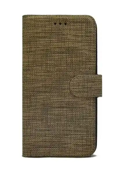 Samsung Galaxy A31 İçin Şık ve Dayanıklı Kumaş Desenli Kılıf Çift Fonksiyonlu Koruma