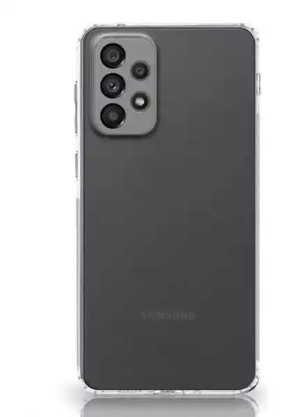 Samsung Galaxy A73 5G için Şeffaf Silikon Kılıf Kamera ve Toz Koruma Özellikleriyle