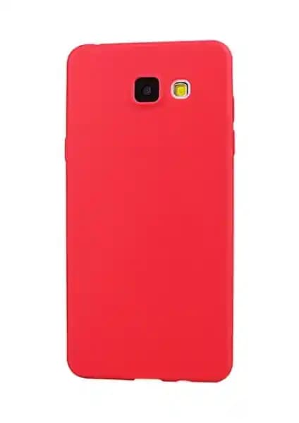 Samsung Galaxy J7 Prime İçin Ultra İnce Silikon Kılıf Kırmızı Renkli Koruyucu ve Şık Tasarım