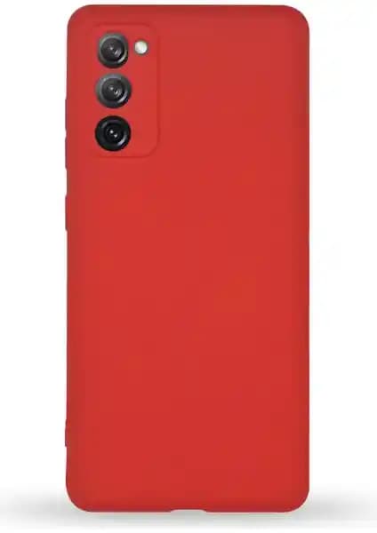 Samsung Galaxy S20 FE İçin Kadife Kaplama Silikon Kılıf Şıklık ve Koruma Sağlar