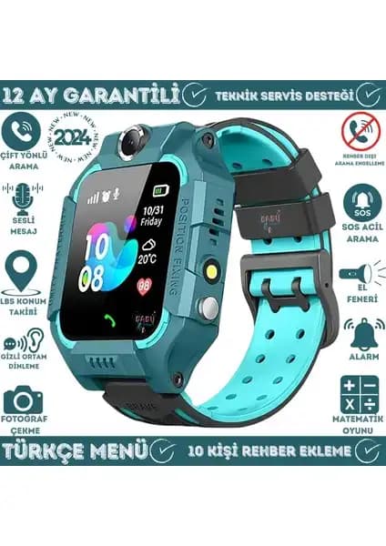 SmartBaby Q19 LBS Konumlu Akıllı Çocuk Takip Saati Güvenlik ve İşlevsellik Özellikleri