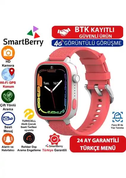 SmartBerry Z51 Çocuk Akıllı Saat: Güvenlik ve Eğlence Bir Arada