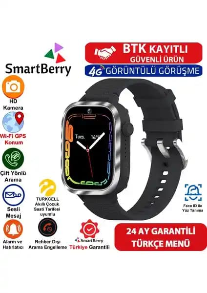 SmartBerry Z51 Çocuk Takip Saati: Güvenlik ve Eğlence Bir Arada