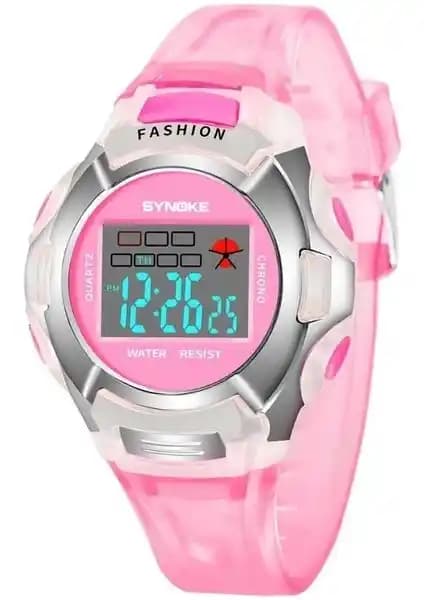 Synoke 99329 Çocuklar İçin Su Geçirmez Pembe Spor Elektronik Saat Detaylı İnceleme