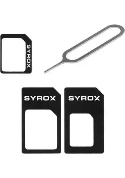 Syrox Kit Sim Kartı Aparatları ile Farklı Cihazlar İçin Pratik ve Uyumlu Çözüm