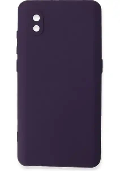 TCL L7 için şık ve dayanıklı mor silikon kılıf, estetik ve koruyucu tasarım
