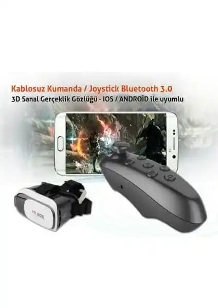 VRBOX Sanal Gerçeklik Gözlüğü ve Kumanda ile Gelişmiş VR Deneyimi