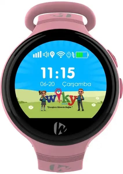 WIKY WATCH Wiky S Akıllı Çocuk Saati Güvenlik ve Konum Takibi Özellikleri