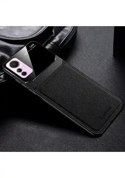 Xiaomi Mi 12 Lite için şık ve dayanıklı lens deri kılıfı koruma çözümü