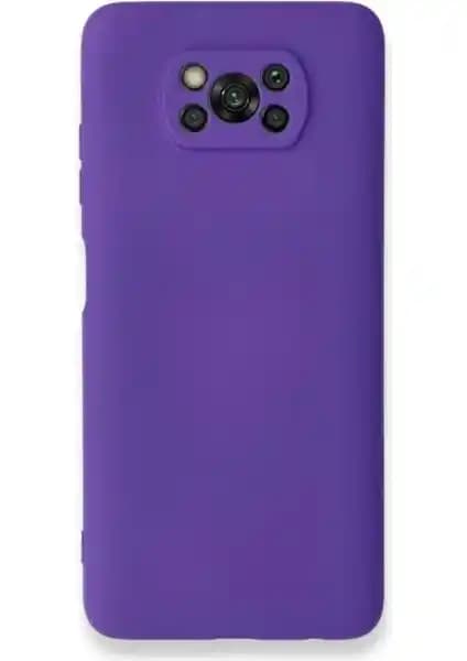 Xiaomi Poco X3 ve X3 Pro İçin Mor Renkli Silikon Kılıf Şıklık ve Güçlü Koruma Sunar