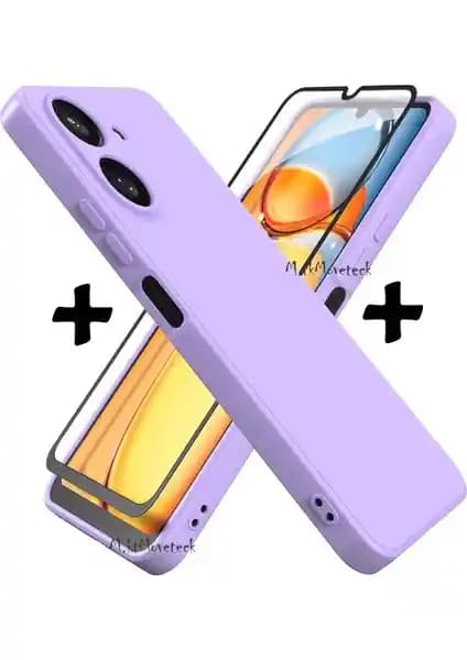 Xiaomi Redmi 13C İçin M.TK Moveteck Kılıf ve Ekran Koruyucu Seti Güçlü Koruma ve Şık Tasarım