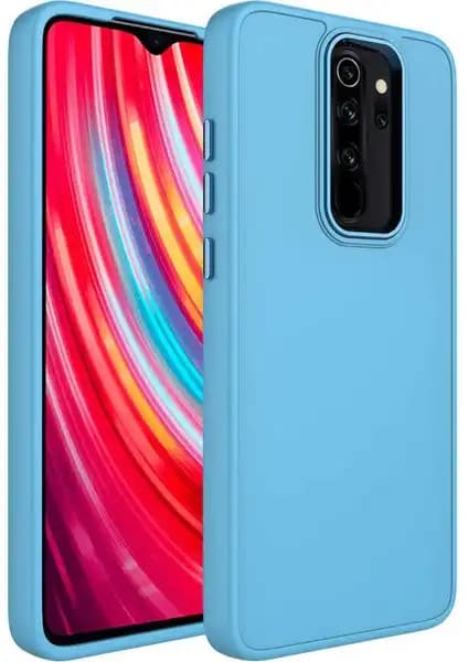 Xiaomi Redmi Note 8 Pro için Şık ve Dayanıklı Metal Detaylı Silikon Kılıf