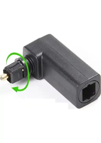 Alfais 4440 Fiber Optik Toslink Dirsek Adaptörü Yüksek Kalite ve Güvenilirlik