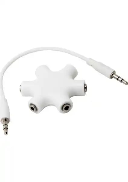 Alfais Kulaklık Çoklayıcı 3.5mm Stereo ile Çoklu Ses Paylaşımını Kolaylaştırın