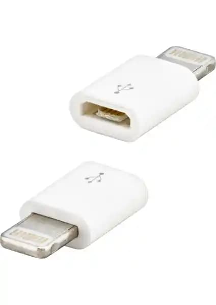 Hadron Apple iPhone Lightning Micro USB Dönüştürücü Adaptör Çok Yönlü Bağlantı Çözümü