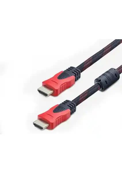 Hadron HR-4113 Metal Örgü HDMI Kablo 3 Metre Yüksek Kalite Görüntü ve Ses Aktarımı