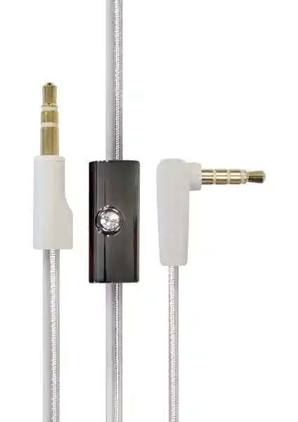 Monster Aux ve Kulaklık Kablosu Mikrofonlu Güçlü Ses Deneyimi ve Dayanıklı Tasarım