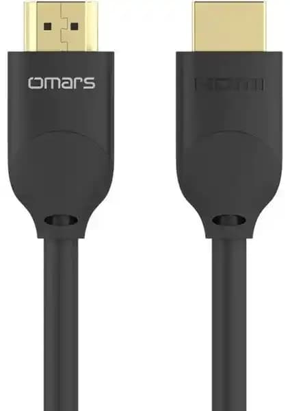 Omars Premium Sertifikalı 4K@60Hz HDMI 2.0b Kablo 18Gbps yüksek performans ve dayanıklılık